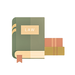 Icono de libro de derecho